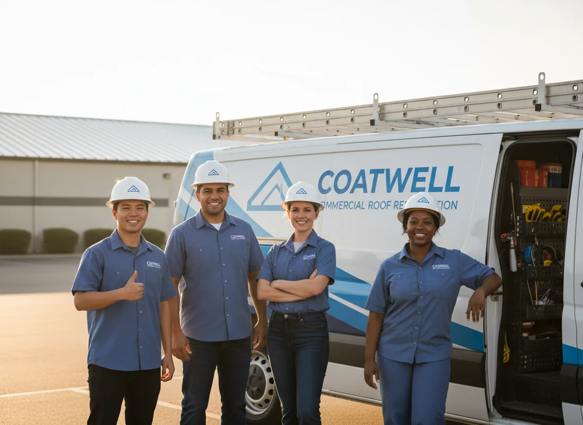Commercial roof coating company in Wykoff, MN